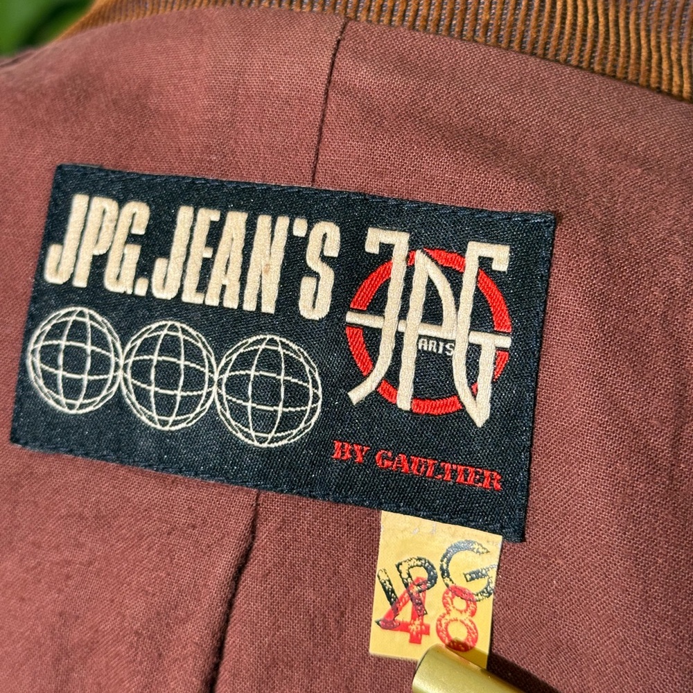 Jean Paul gualtier jeans denim corduroy jacket - Picture 9 of 10